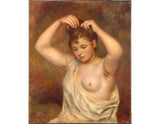 Woman Combing Her Hair. (Femme se coiffant) Painting artwork preview