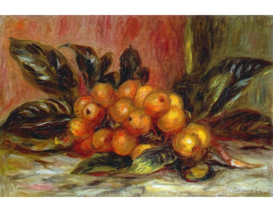 Medlar Branch by Pierre Auguste Renoir