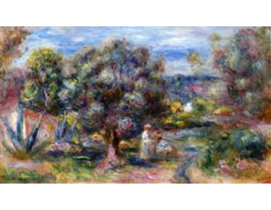 Aloe, Picking at Cagnes by Pierre Auguste Renoir