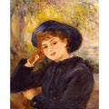Mademoiselle Demarsy Aka Woman Leaning On Her Elbow by Pierre Auguste Renoir
