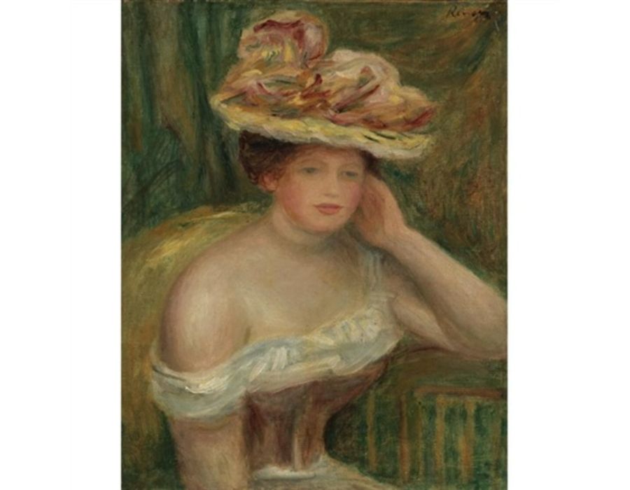 Femme en corset by Pierre Auguste Renoir