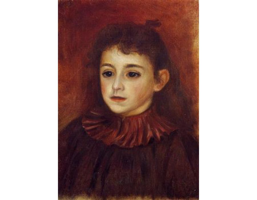 Mademoiselle Georgette Charpentier  by Pierre Auguste Renoir