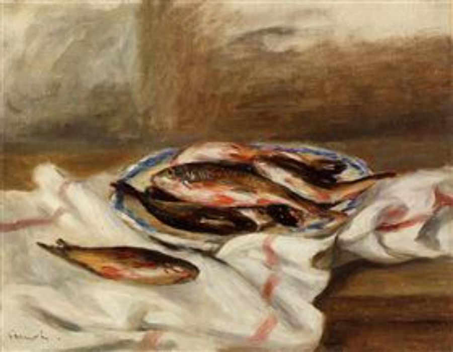 Still Life With Fish by Pierre Auguste Renoir