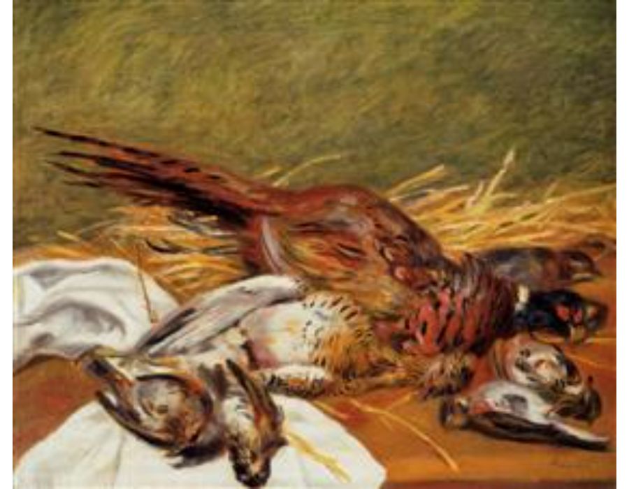 Faisans Canapetiere Et Grives by Pierre Auguste Renoir