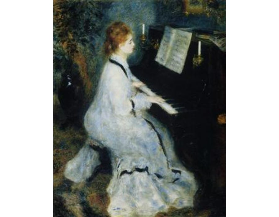 Young Woman At The Piano