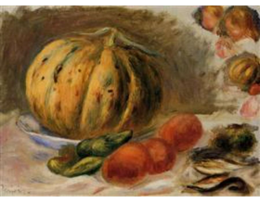 Melon And Tomatos2 by Pierre Auguste Renoir