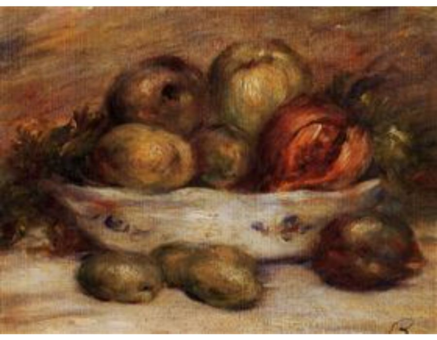 Still Life With Fruit2 by Pierre Auguste Renoir