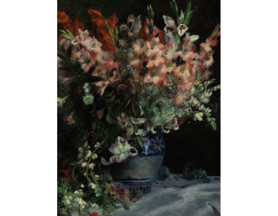 Glaieuls Dans Un Vase by Pierre Auguste Renoir
