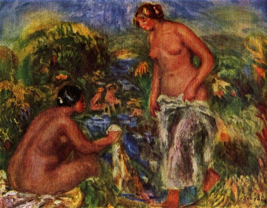 Women bathers by Pierre Auguste Renoir
