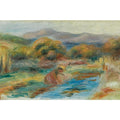 Laveuse Dans Un Paysage by Pierre Auguste Renoir