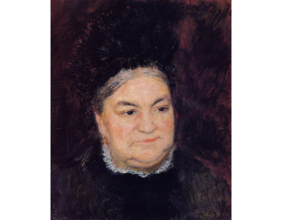 Portrait of an Old Woman (Madame le Coeur) of an Old Woman (Madame le Coeur)
 by Pierre Auguste Renoir