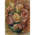 Vase De Roses by Pierre Auguste Renoir