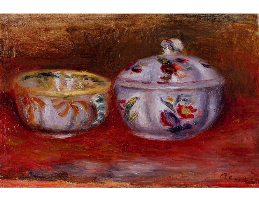 Still Life With Fruit Bowl by Pierre Auguste Renoir