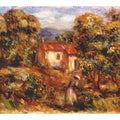 Woman picking flowers by Pierre Auguste Renoir