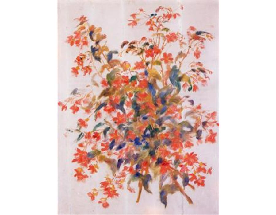 Still Life With Fuscias by Pierre Auguste Renoir