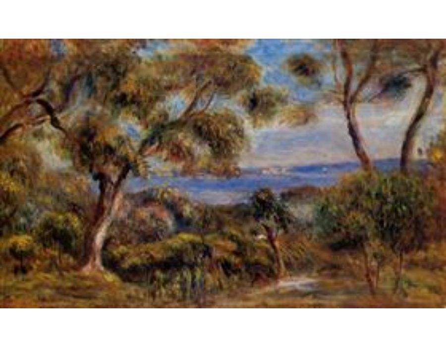 The Sea At Cagnes Painting