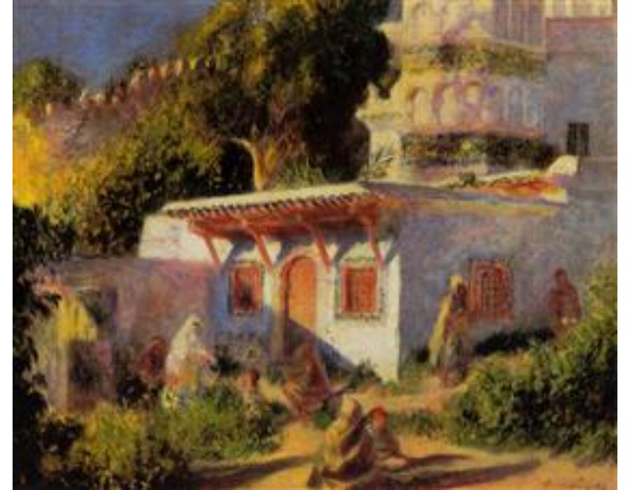 Mosque In Algiers by Pierre Auguste Renoir