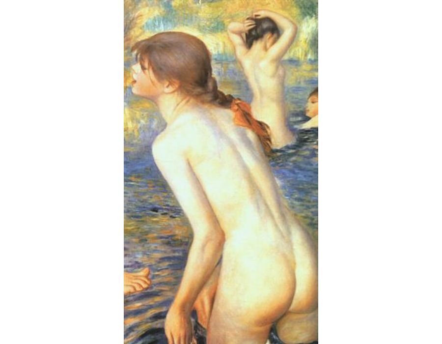 The Large Bathers (detail) by Pierre Auguste Renoir