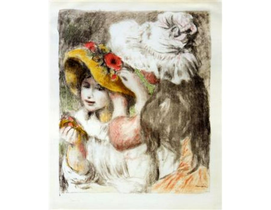 The Hatpin by Pierre Auguste Renoir