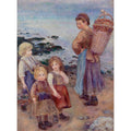 Mussel Fishers At Berneval by Pierre Auguste Renoir