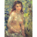 Study: Torso, Sunlight Effect  by Pierre Auguste Renoir