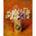 Flowers In A Vase6 by Pierre Auguste Renoir