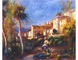 Villa de la poste at cagnes Painting artwork preview
