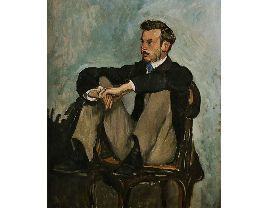 Frederic Bazille by Pierre Auguste Renoir