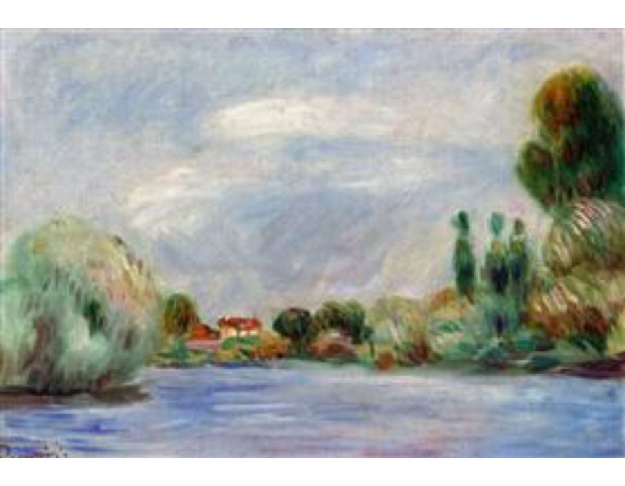 House on the River by Pierre Auguste Renoir