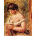 Woman With A Corset by Pierre Auguste Renoir