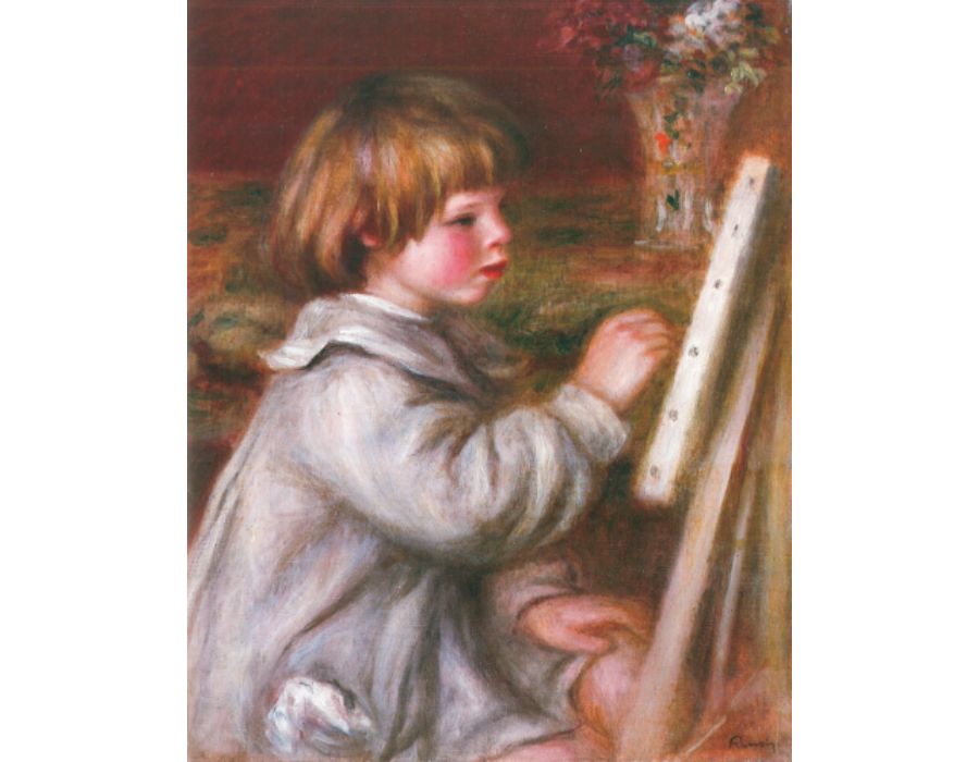 Portrait of Claude Renoir Painting by Pierre Auguste Renoir