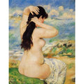 Nude Fixing Her Hair by Pierre Auguste Renoir