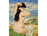 Nude Fixing Her Hair Painting artwork preview