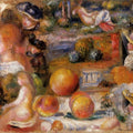 Studies Womans Heads Nudes Landscapes And Peaches by Pierre Auguste Renoir