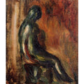 Study Of A Statuette By Maillol by Pierre Auguste Renoir