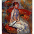 Nude Seated In A Landscape 