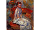 Nude Seated In A Landscape artwork preview