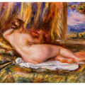 Reclining Nude I by Pierre Auguste Renoir