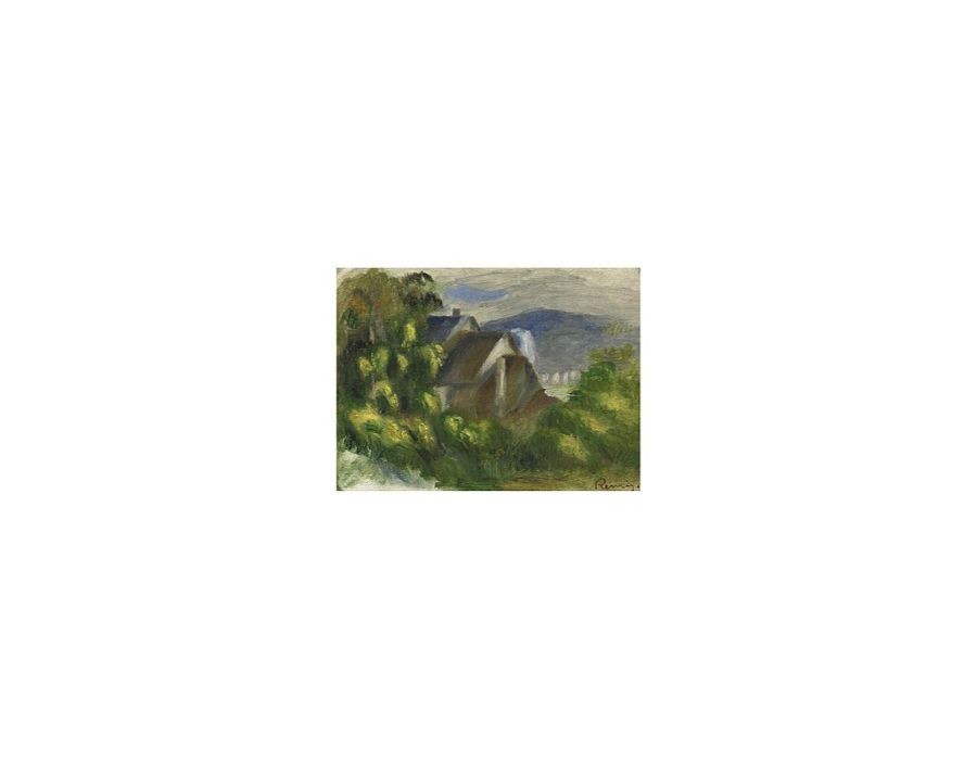 Maisons Dans Les Arbresby Pierre Auguste Renoir