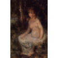 Nude Sitting In The Forest by Pierre Auguste Renoir