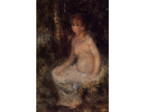Nude Sitting In The Forest Painting artwork preview