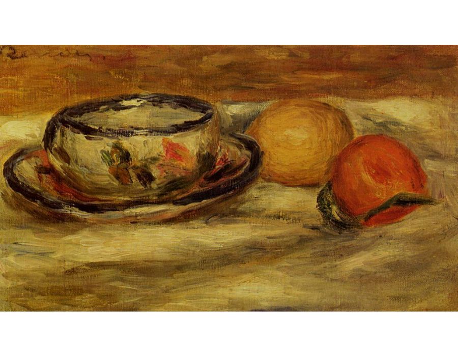 Cup, Lemon and Tomato by Pierre Auguste Renoir