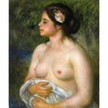 Gabrielle With A Rose Aka The Sicilian Woman by Pierre Auguste Renoir