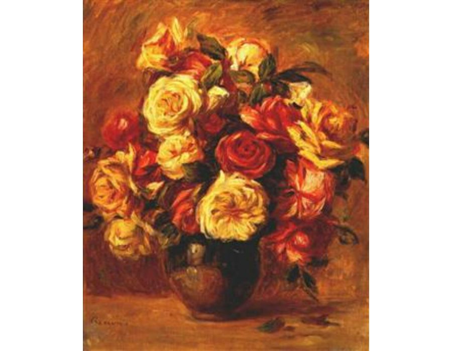 Bouquet of Roses 2 by Pierre Auguste Renoir