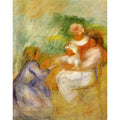 Women And Child by Pierre Auguste Renoir