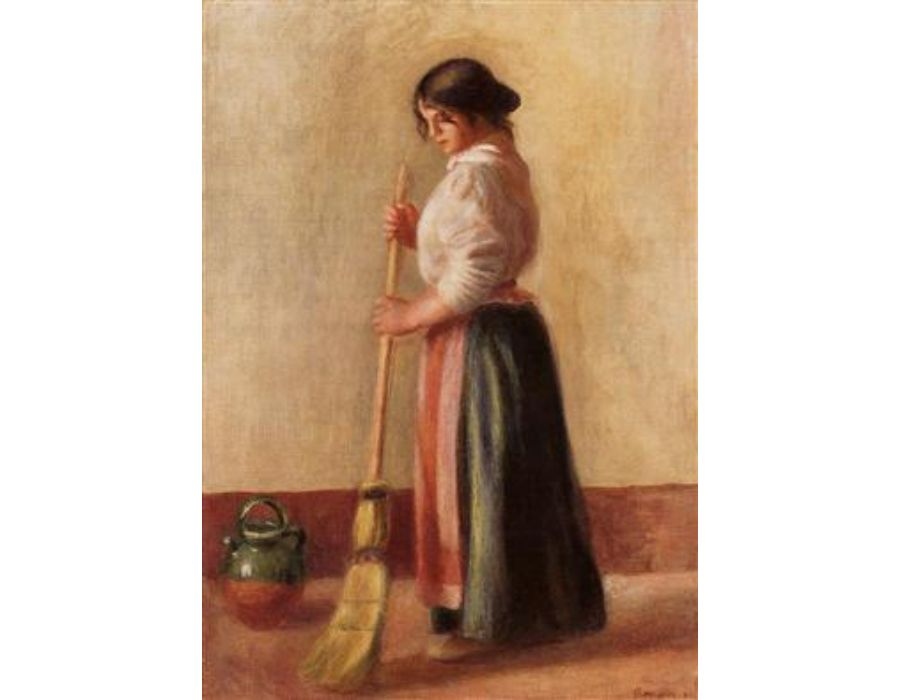 Sweeper by Pierre Auguste Renoir