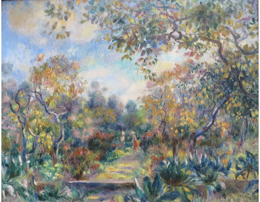 Landscape at Beaulieu by Pierre Auguste Renoir