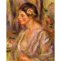 Madeline wearing a Rose by Pierre Auguste Renoir