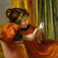 Girl Reading by Pierre Auguste Renoir