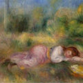 Girl Streched Out On The Grass by Pierre Auguste Renoir